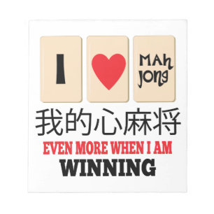 Mah Jong & WInning Notitieblok