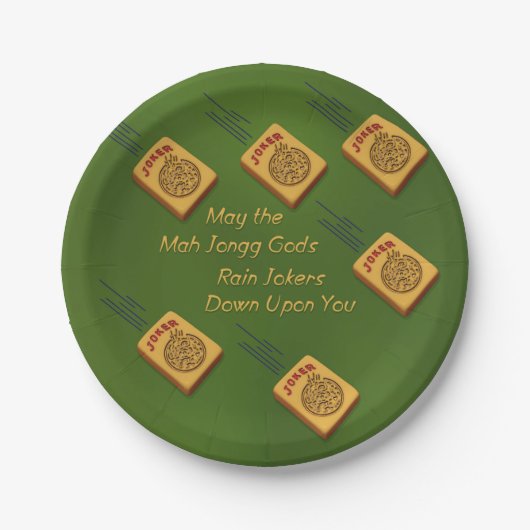 Mah Jong Wish Papieren Bordje (Voorkant)