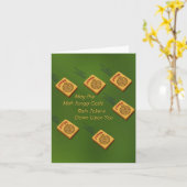 Mah Jong Wishes Kaart (Gele Bloem)