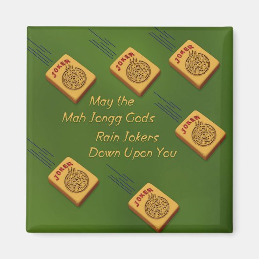 Mah Jong Wishes Magneet (Voorkant)