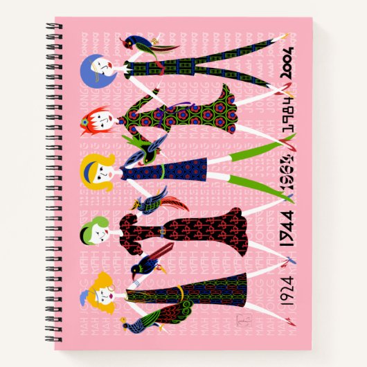 Mah Jongg 100 jaar Notitieboek (Voorkant)