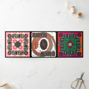 Mah Jongg 2025 Trifold Kaart