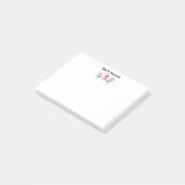 Mah jongg 3 Tegels met Naam Post-it® Notes (Schuin)