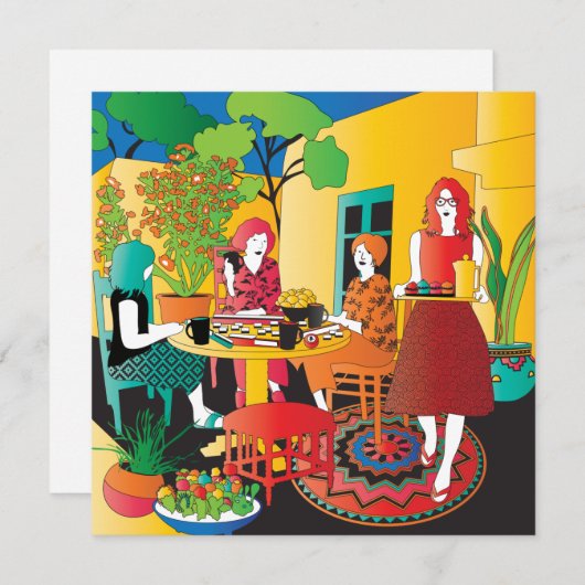 Mah Jongg Adobe Flat Kaart (Voorkant / Achterkant)