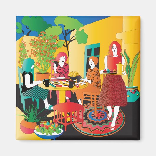 Mah Jongg Adobe Magnet (Voorkant)