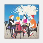 Mah Jongg Alfresco2 Magneet (Voorkant)