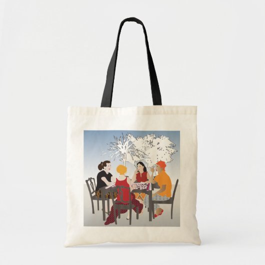 Mah Jongg Alfresco Canvas tas (Voorkant)