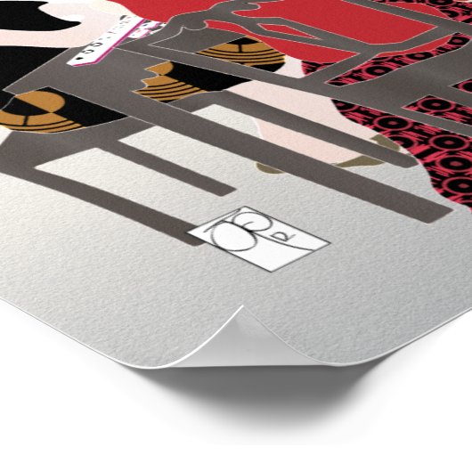 Mah Jongg Alfresco Poster (Hoek)