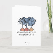 Mah Jongg Alfresco Verjaardag Kaart (Achterkant)