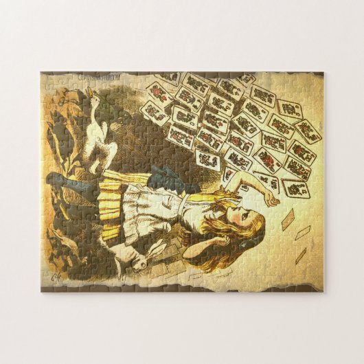 Mah Jongg Alice in Wonderland Puzzle Legpuzzel (Horizontaal)