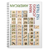 Mah Jongg American Tiles Notitieboek (Voorkant)