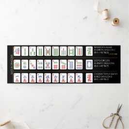 Mah Jongg Amerikaanse Tegels Drievoudige Kaart