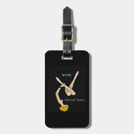 Mah Jongg Bagagelabel (Voorkant verticaal)