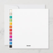 Mah Jongg Banner nieuwjaar Feestdagenkaart (Achterkant)