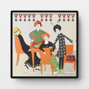 Mah Jongg Banner nieuwjaar Fotoplaat