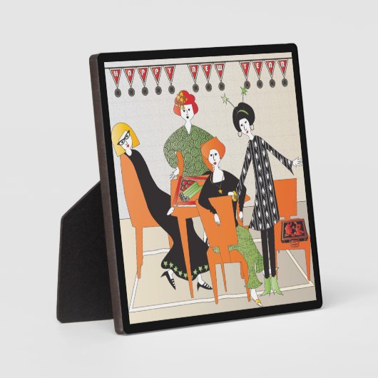 Mah Jongg Banner nieuwjaar Fotoplaat (Voorkant)