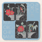 Mah Jongg Basket Onderzetters (Voorkant)