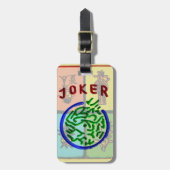 Mah Jongg Big Joker Bagagelabel (Voorkant verticaal)