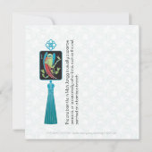 Mah Jongg Bird Tassels Flat Kaart (Achterkant)