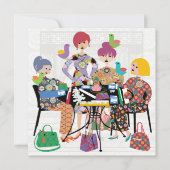 Mah Jongg Birds Flat Kaart (Voorkant)