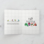 Mah Jongg Birds Kaart (Binnen)