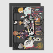 Mah Jongg Birds Magnetische Uitnodiging (Voorkant / Achterkant)