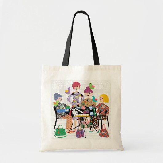 Mah Jongg Birds Tas (Voorkant)