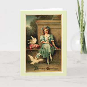 Mah Jongg Birthday Card Dove Kaart