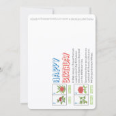 Mah Jongg Birthday Flat Card (Achterkant)