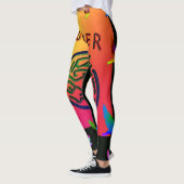 Mah Jongg Black Joker Dreams Leggings (Links)