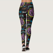 Mah Jongg Black Joker Leggings (Achterkant)