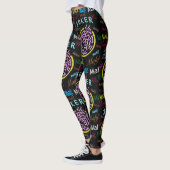 Mah Jongg Black Joker Leggings (Links)