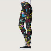 Mah Jongg Black Joker Leggings (Links)