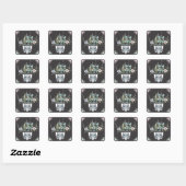 Mah Jongg Bloemen/Vogels Stickers (Vel)