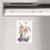 Mah Jongg Bloemmagneet Magneet (Insitu (Vaatwasser))