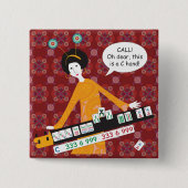 Mah Jongg C Hand Button (Voorkant)