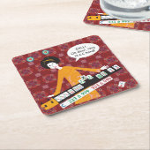 Mah Jongg C Hand Coasters Kartonnen Onderzetters (Schuin)