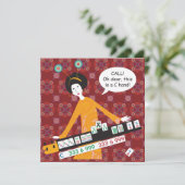 Mah Jongg C Hand Flat Card (Staand voorkant)