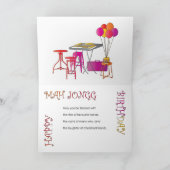 Mah Jongg Cadeau Birthday Kaart (Binnen)