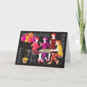 Mah Jongg Cadeau Birthday Kaart (Voorkant)