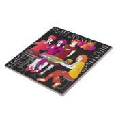 Mah Jongg Cadeau Verjaardag Tegel Tegeltje (Zijkant)