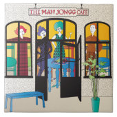 Mah Jongg Cafe Tegeltje (Voorkant)