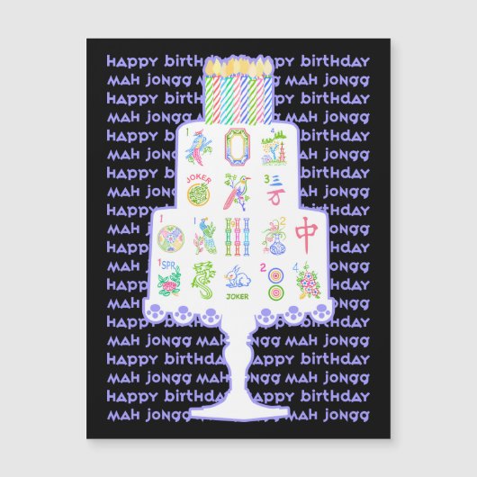 Mah Jongg Cake Birthday (Voorkant)