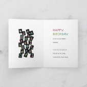 Mah Jongg Cake Birthday Kaart (Binnen)