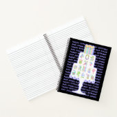 Mah Jongg Cake Birthday Notitieboek (Binnen)