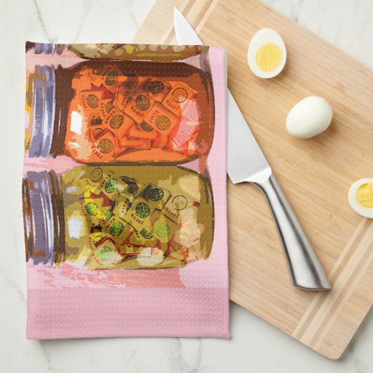 Mah Jongg Canning Towel Theedoek (Quarter Fold)