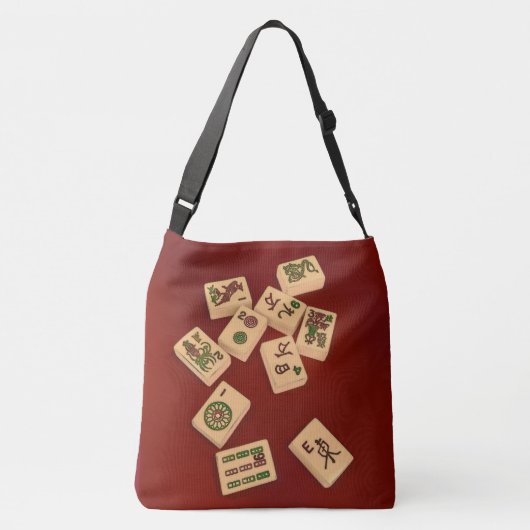 Mah Jongg Canvas tas (Achterkant)
