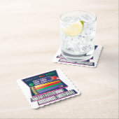 Mah Jongg Case Coasters Kartonnen Onderzetters (Insitu)