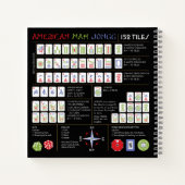 Mah Jongg Charleston / Amerikaanse Tegels Notitieb Notitieboek (Achterkant)