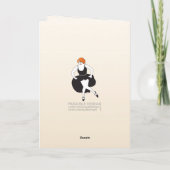 Mah Jongg Charleston Dancers Birthday Kaart (Achterkant)